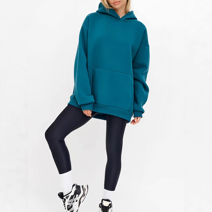 Damen Sportlicher Kapuzenpullover