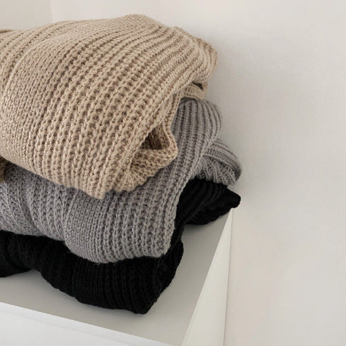 Damen Grobstrick Cardigan mit offenem Schnitt Drune