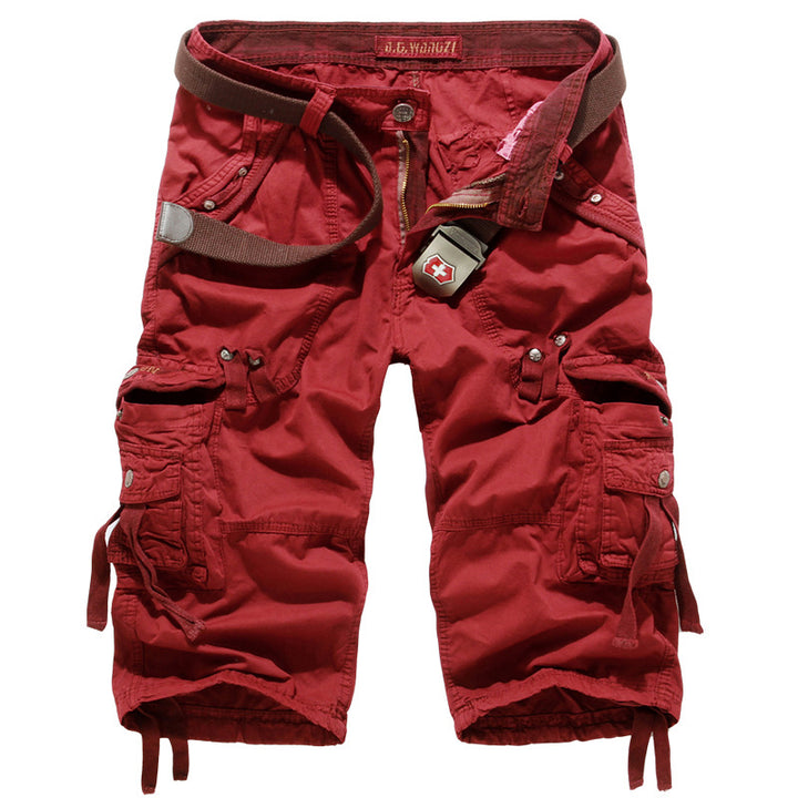Herren Cargo Shorts mit mehreren Taschen Drune