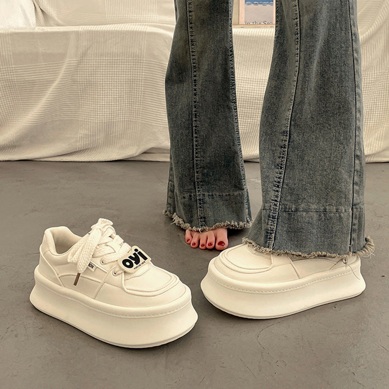 Damen Modische Plateau Sneakers mit innovative Dämpfungstechnologie Drune