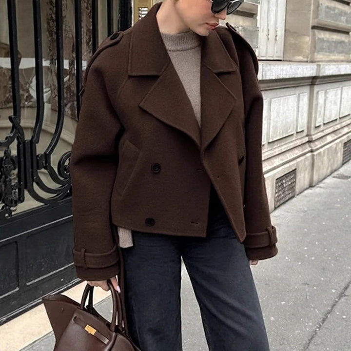 Damen Modische Oversized Jacke