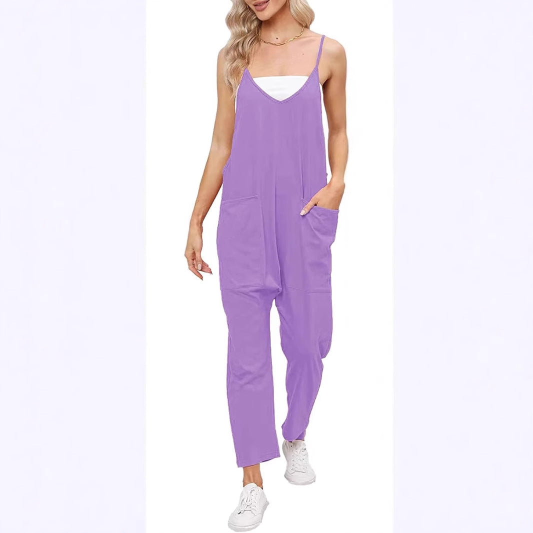 Damen Lässige und bequeme Latzhose Drune