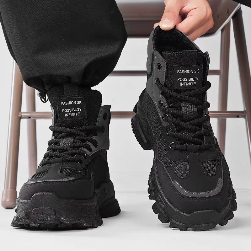 Damen Sportliche High-Top Sneakers mit rutschfester Sohle und stabiler Fersenkonstruktion Drune