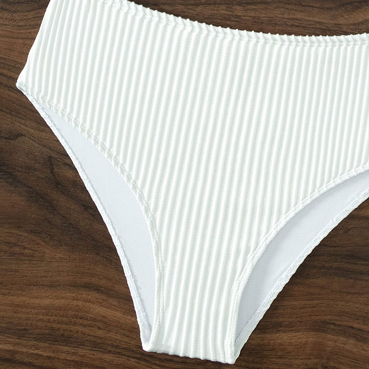 Damen Hochgeschnittener Bikini mit dekorativem Clip Drune