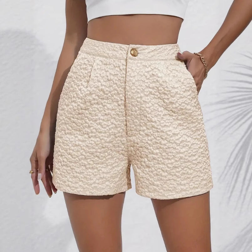 Damen Shorts mit strukturiertem Stoff Drune