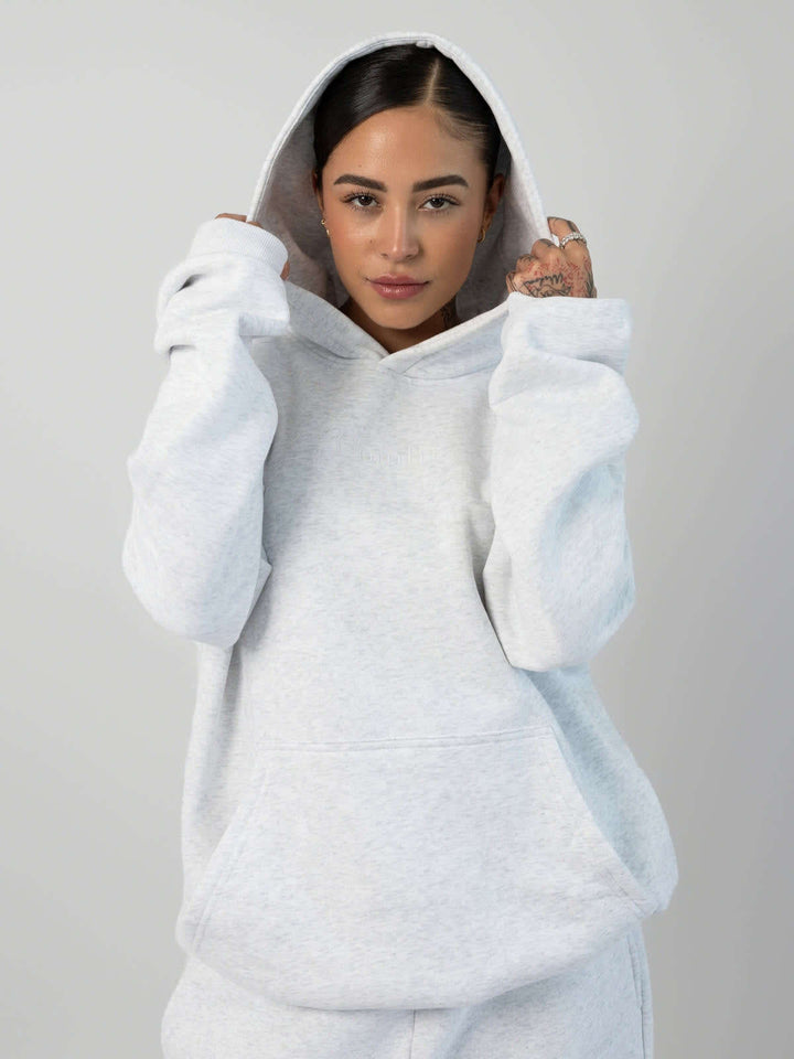 Damen nan lässige Sweatpants mit hohem Bund, seitlichen Eingrifftaschen und elastischen Bündchen Drune