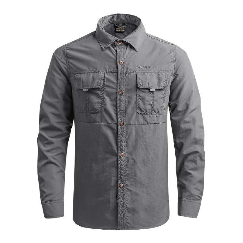 Herren Funktionales Outdoor-Hemd Drune