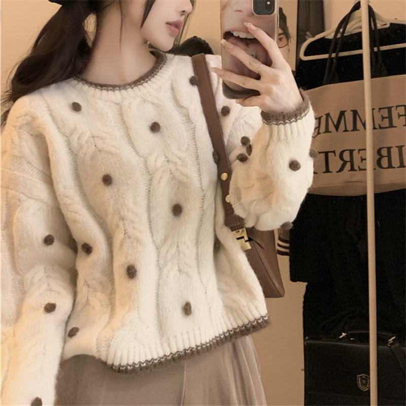 Damen Oversized Pullover mit Struktur Drune