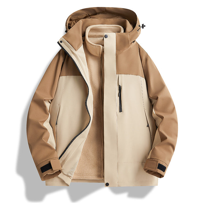 Herren Wasserfeste Funktionale Outdoor-Jacke Drune