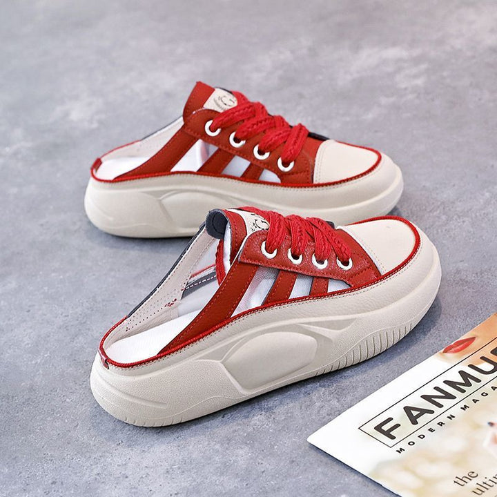 Damen Sportliche Slip-On Sneakers mit atmungsaktivem Design und gepolsterter Sohle Drune