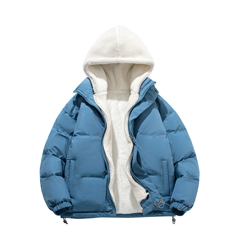 Damen Wattierte Kapuzenjacke mit weichem Fleecefutter Drune