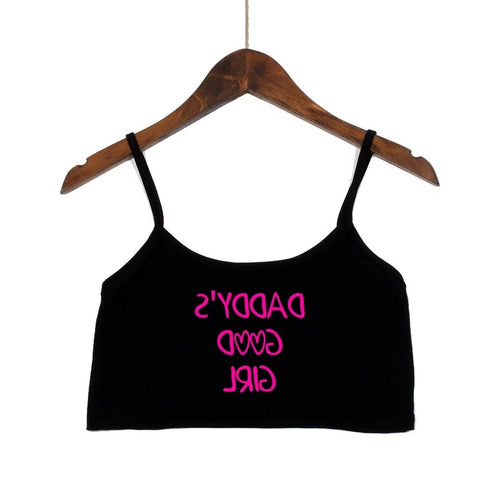 Damen modisches Crop-Top mit verzierten Trägern Drune