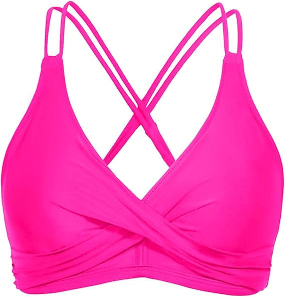 Damen Sportliches Bikinioberteil mit raffiniertem Wickeldesign Drune