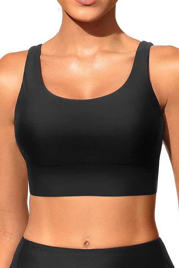 Damen sportlicher Crop-Top mit klassischen Streifen Drune