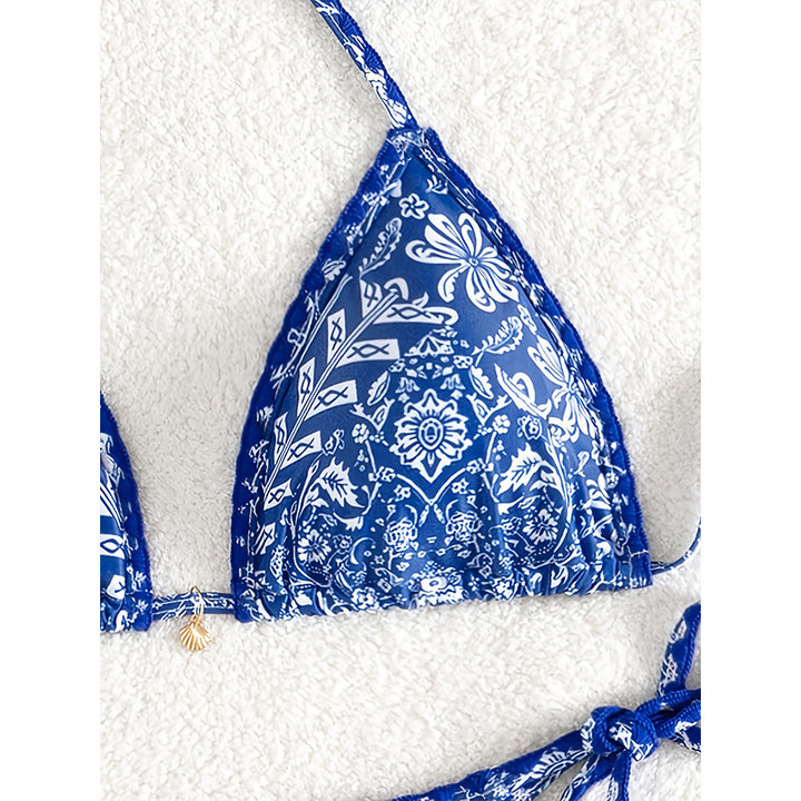 Damen Triangel-Bikini mit eleganten Bindebändern Drune