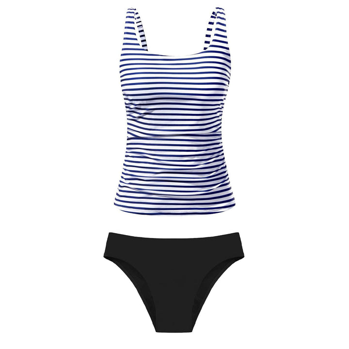 Damen Bikiniset mit floralem Oberteil und klassischem Unterteil Drune