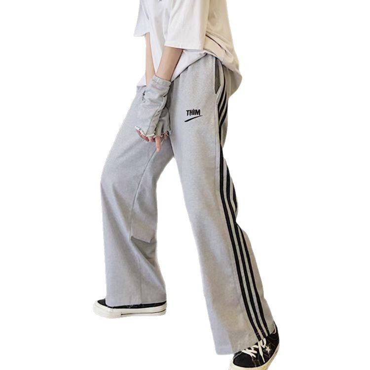 Damen Sportliche Freizeithose mit modernen Streifen Drune