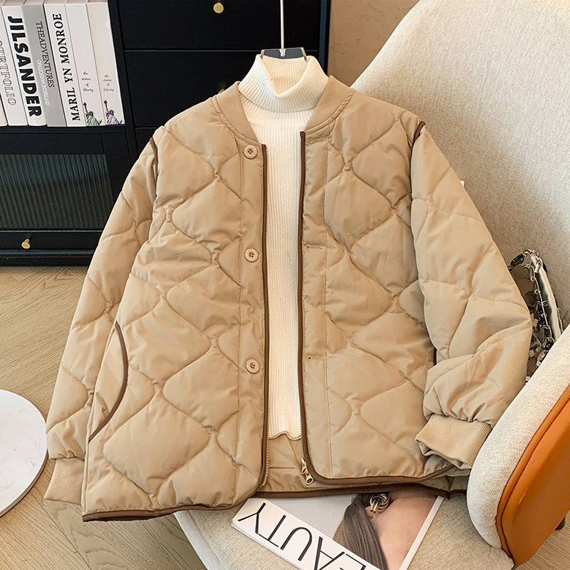 Damen Wattierte Blousonjacke mit Reißverschluss und praktischen Taschen Drune