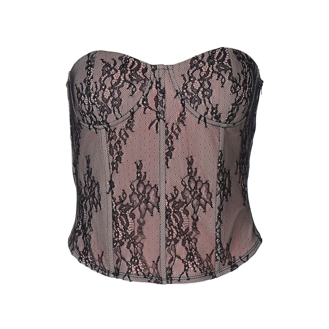 Damen Spitzen-Corsage Drune