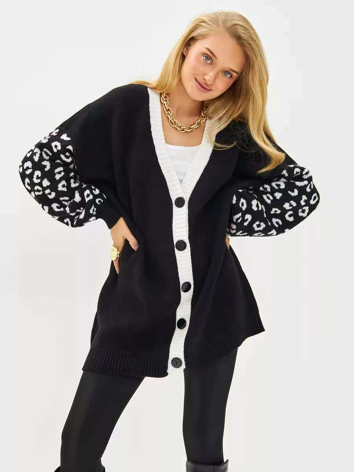Damen trendiger Oversize-Strickcardigan Drune