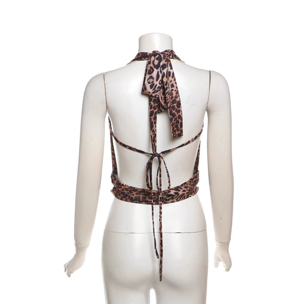 Damen Scarf mit modernem Leopardenmuster Drune