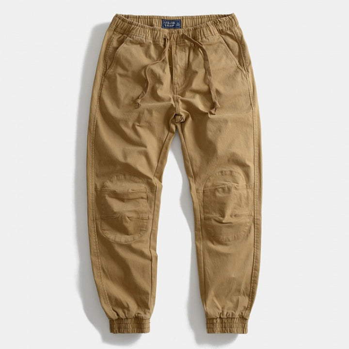 Herren Cargo-Hose mit elastischem Bund, praktischen Taschen und verstärkten Knien Drune