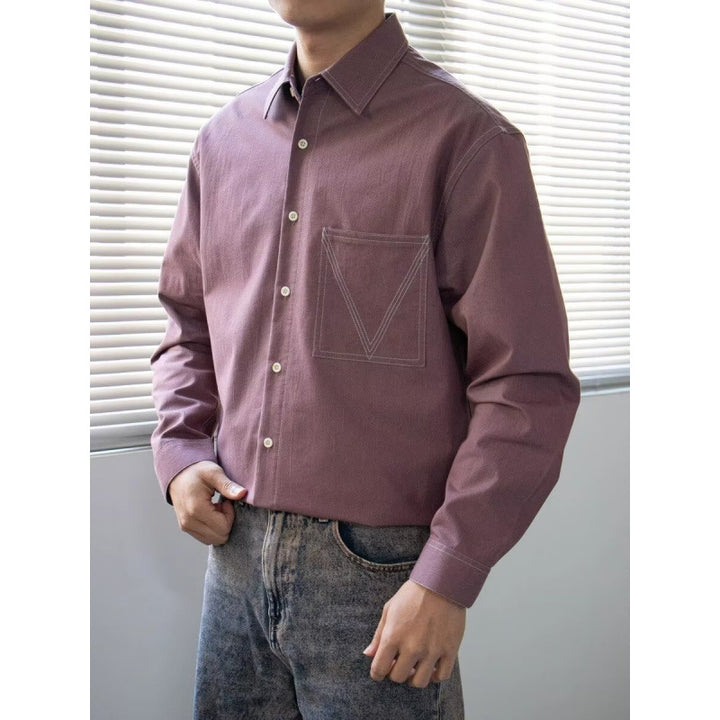 Herren Casual Hemd mit Taschen Drune