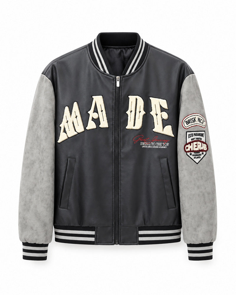 Damen Modische Freizeit-Bomberjacke Drune