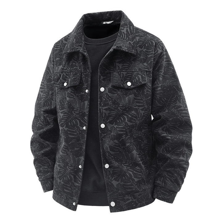 Herren Gemusterte Baumwolljacke Drune