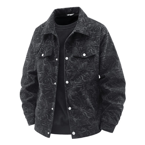 Herren Gemusterte Baumwolljacke Drune