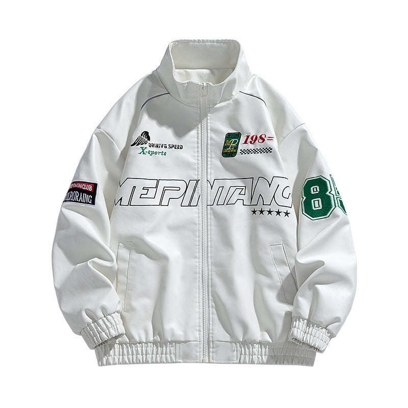 Herren Sportliche Motorsportjacke Drune