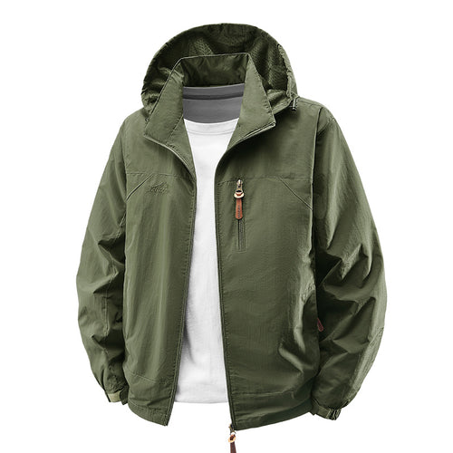 Herren Leichte und atmungsaktive Outdoor-Jacke Drune