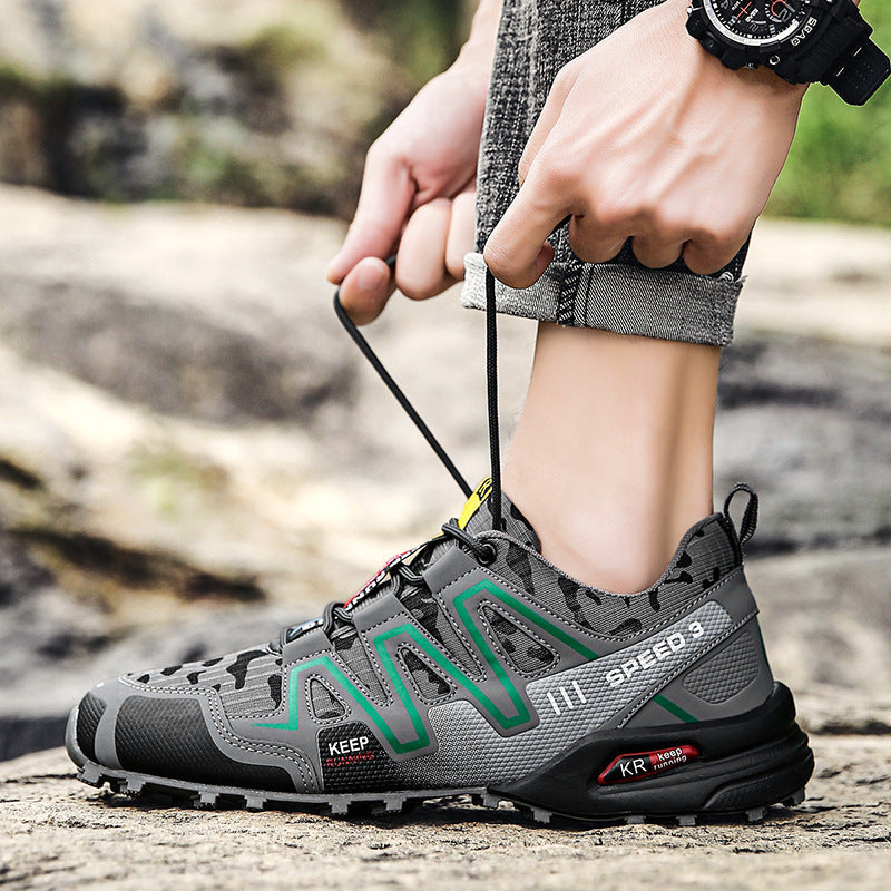 Herren Leichte Trail-Laufschuhe mit rutschfester Sohle und atmungsaktivem Obermaterial Drune