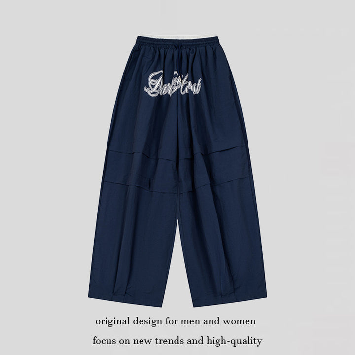 Damen Palazzo-Hose mit Stufen-Optik und hohem Komfortbund Drune