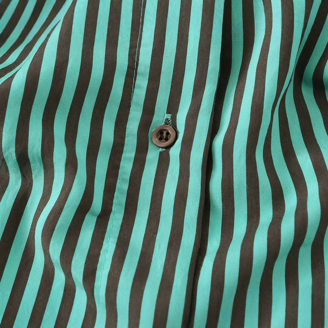 Damen Oversize-Hemdbluse mit asymmetrischem Saum und diagonalem Taschen-Detail Drune