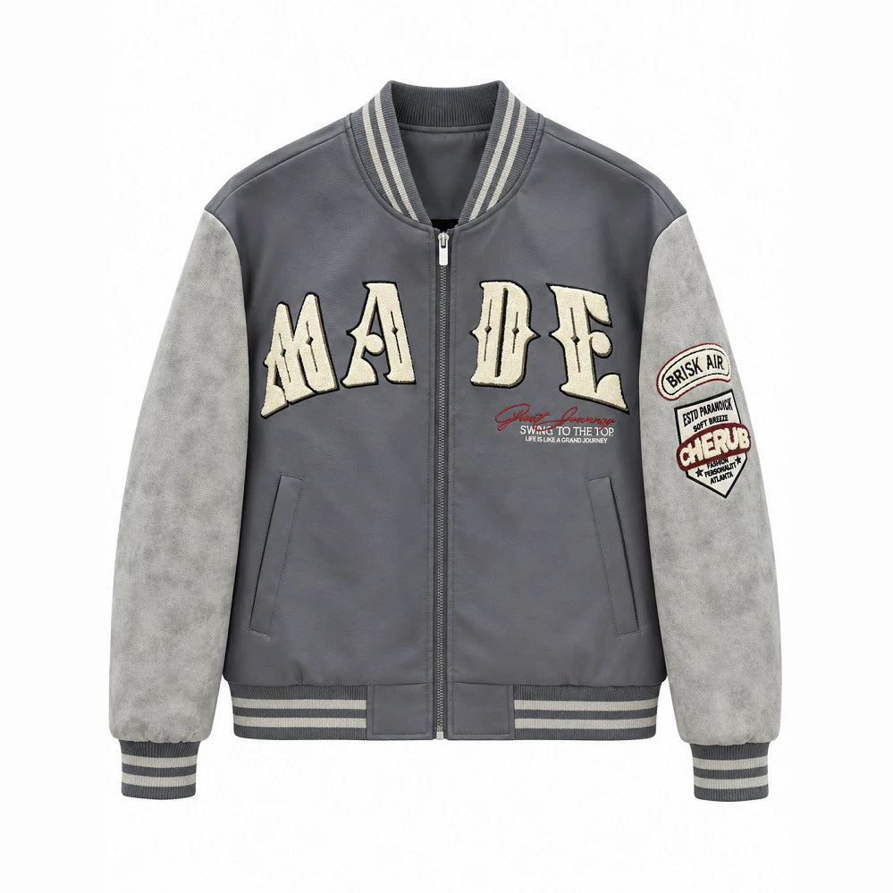 Damen Modische Freizeit-Bomberjacke Drune