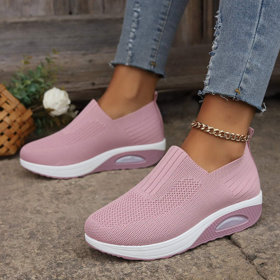 Damen Luftpolster Slipper Sneaker Drune