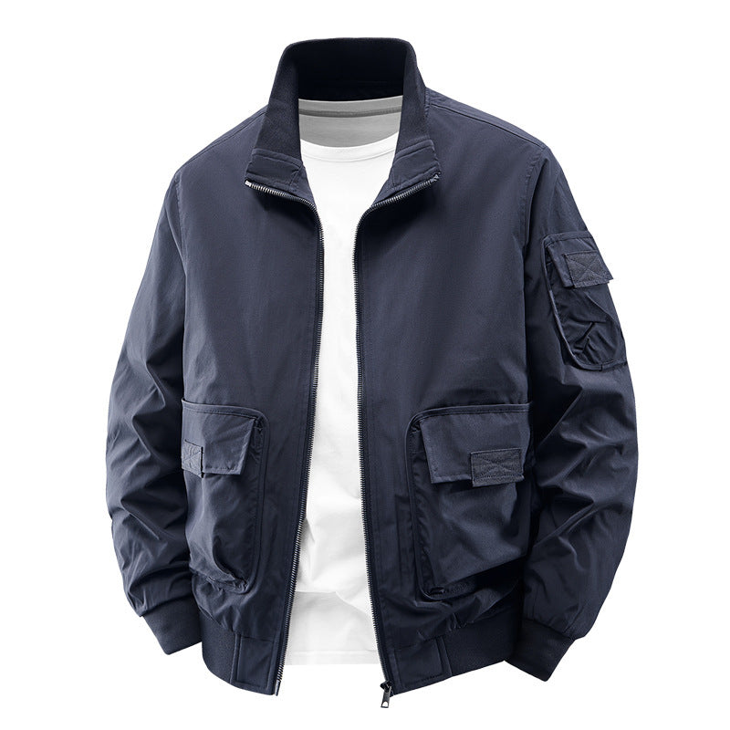 Herren praktische Bomberjacke mit Taschen Drune