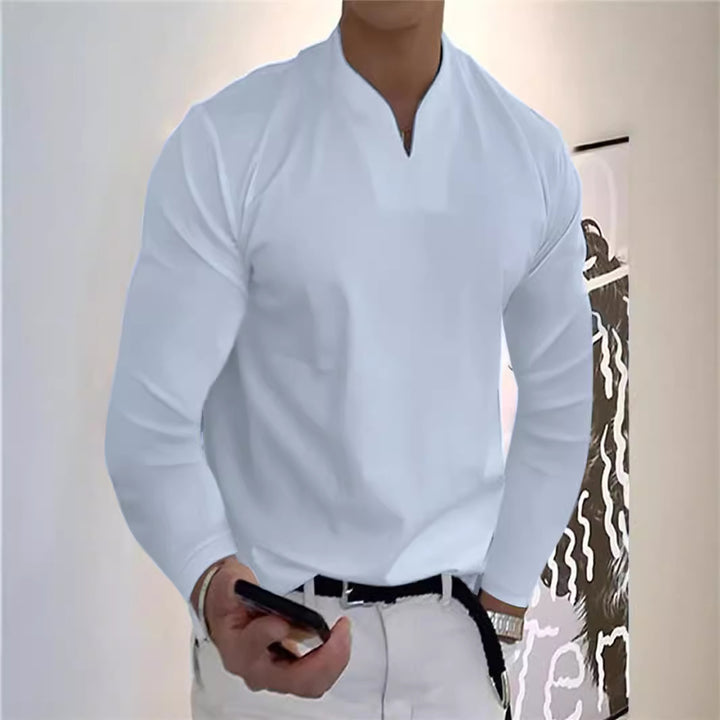 Herren Lässiges Langarmshirt Drune