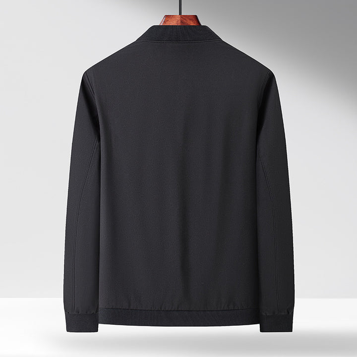 Herren Freizeitjacke mit modernem Stehkragen und praktischen Taschen Drune