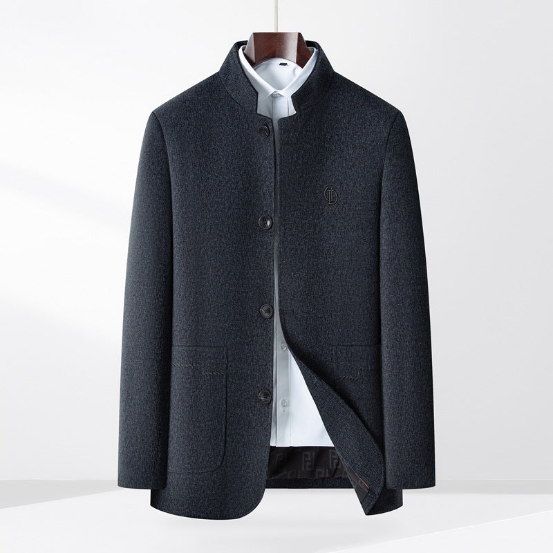 Herren Modische Wolljacke Drune