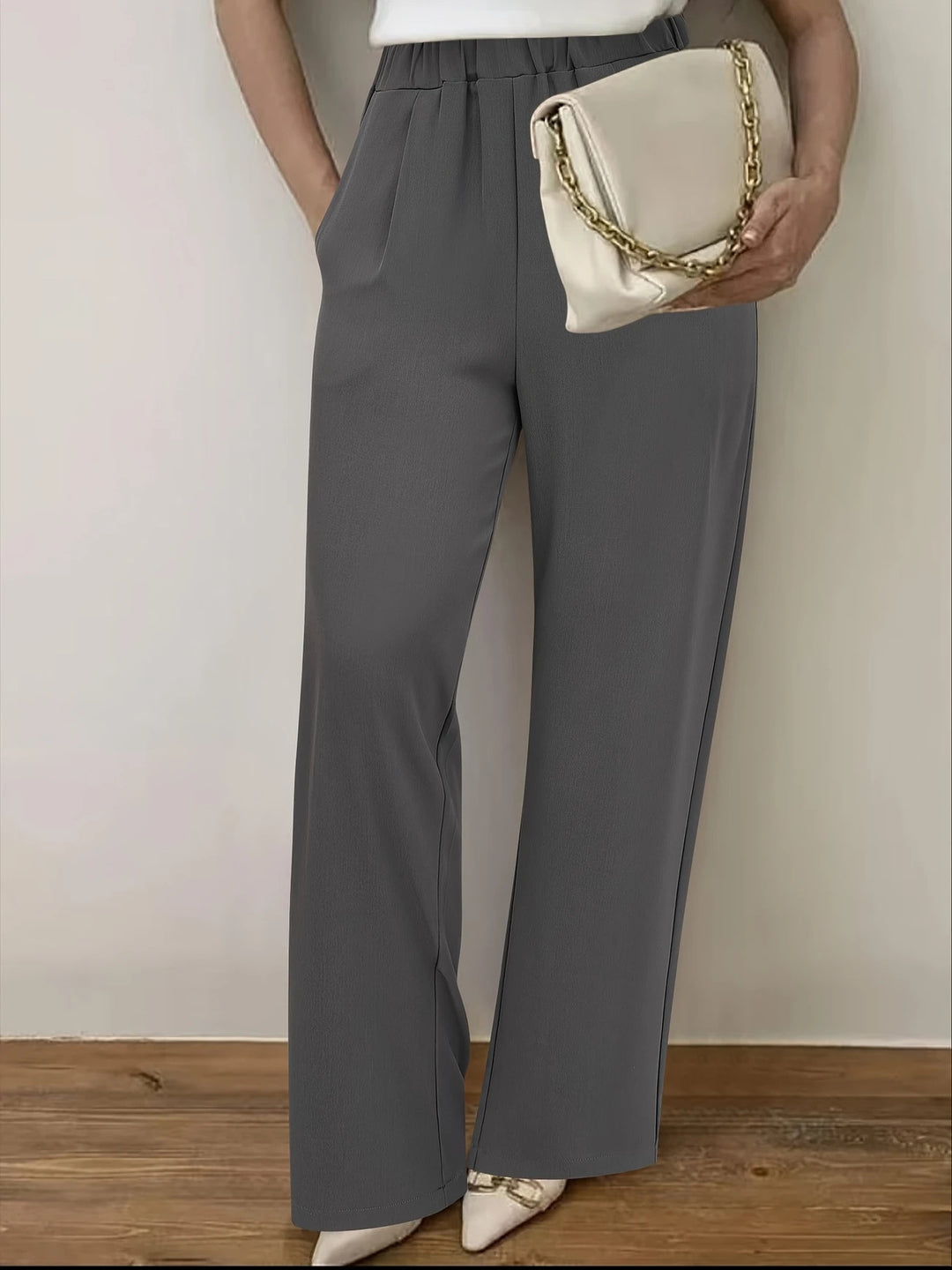 Damen weite Hochbundhose mit anspruchsvollem Schnitt Drune