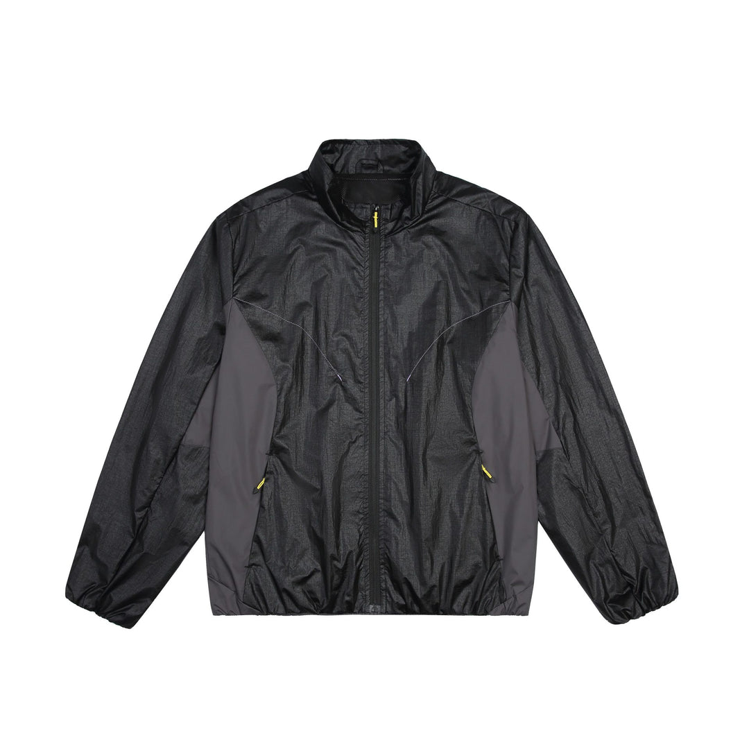 Damen Ultraleichte Lauf- und Windjacke mit Stehkragen und Mesh-Futter Drune