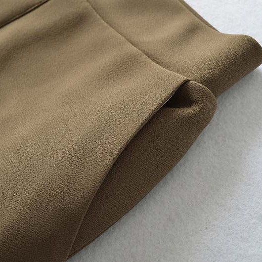 Damen hochtaillierte Stretch‑Schlaghose mit weitem Bootcut‑Schnitt Drune