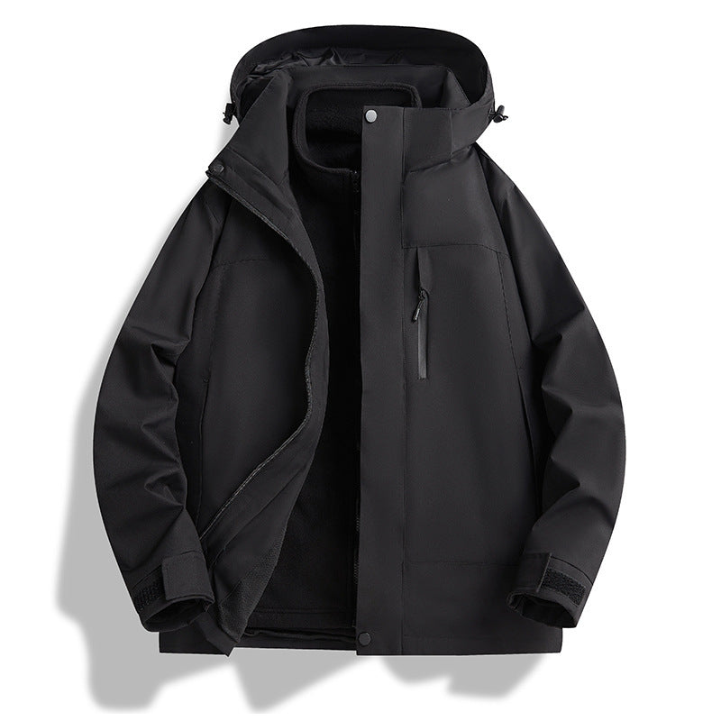Herren Wasserfeste Funktionale Outdoor-Jacke Drune