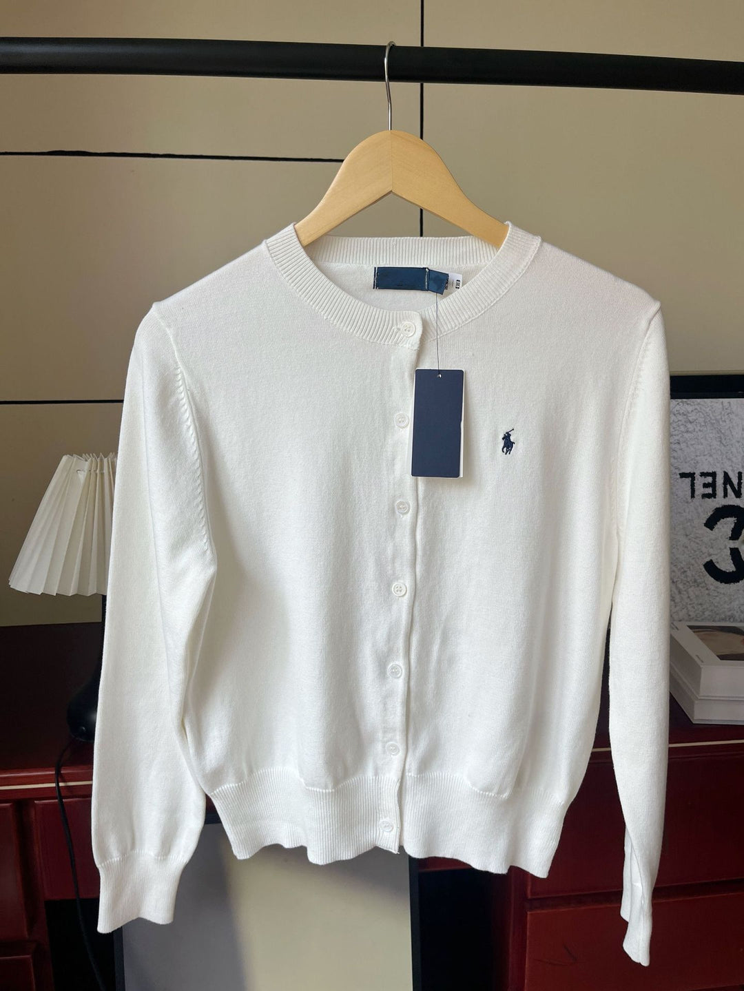 Damen Feinstrick-Jacke mit Knopfleiste Drune
