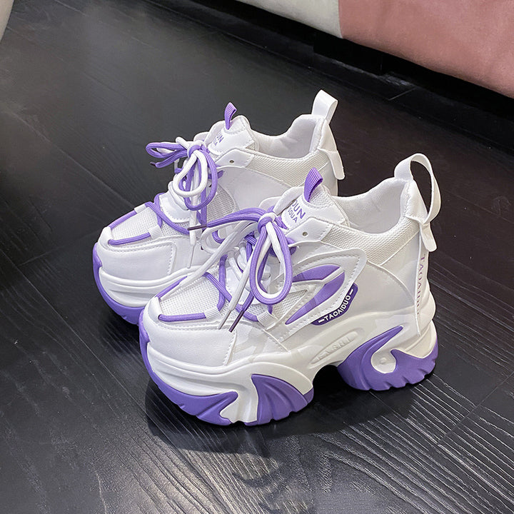 Damen nan klobige Plateau-Sneaker mit skulpturaler Profilsohle Drune