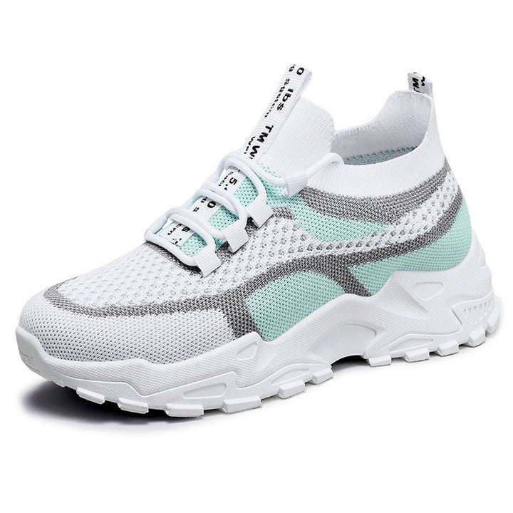 Herren nan gestrickter Sockensneaker mit elastischem Schlupfdesign und profiliertem Trail-Plateau Drune