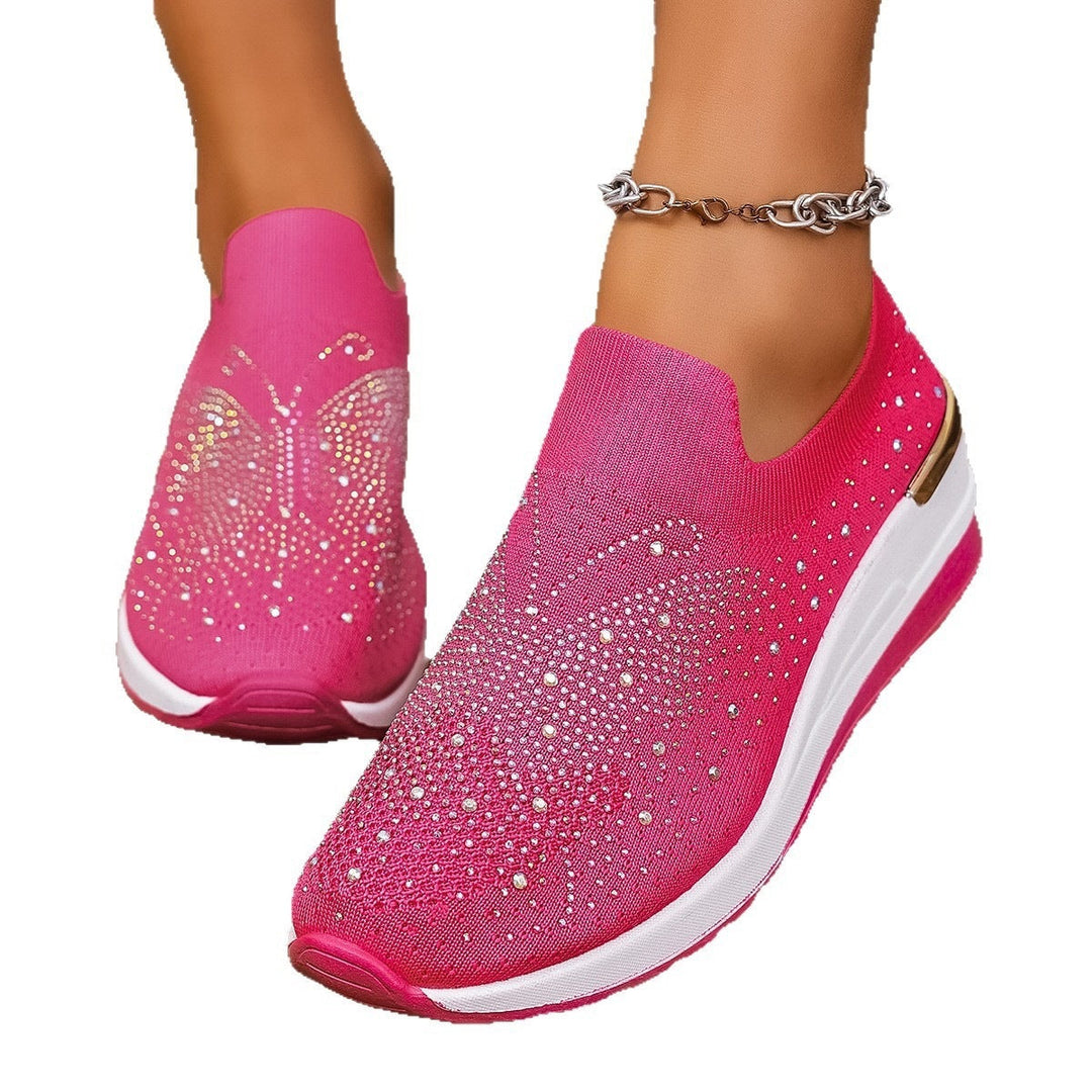 Damen Glitzernde Slip-On Sneaker Drune