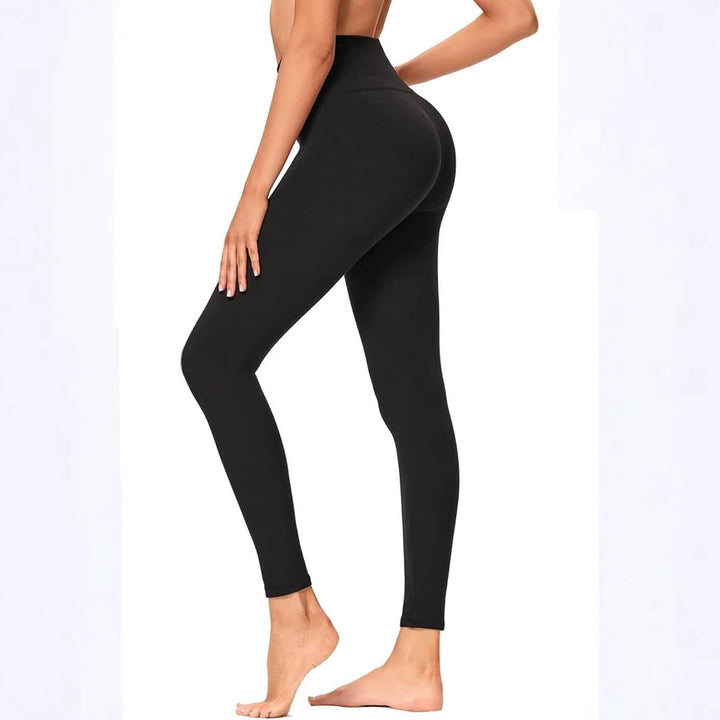 Damen Hochtaillierte Sportleggings Drune